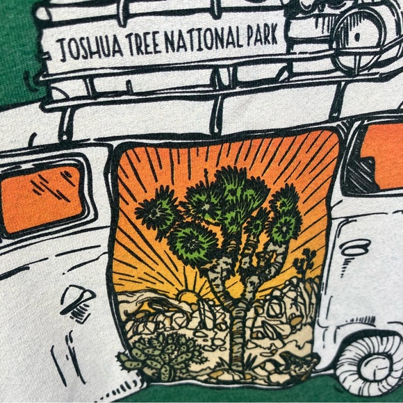 Joshua Tree National Park Graphic Tee Camper Van Wild Tribute M - Picture 3 of 8